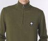 MERINO 1/4 ZIP KHAKI