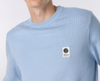 MERINO CREW KNIT SKY BLUE