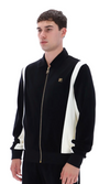 LAZARO VELOUR JACKET BLACK WHITE