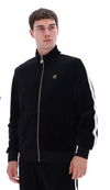 BOSCO VELOUR TRACK TOP BLACK