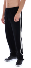 FARIO VELOUR TRACK PANT BLACK