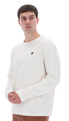 ELIO LS SLUB T-SHIRT WHITE DOWN129