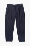 FINE CORD WAITER PANTS DARK NAVY