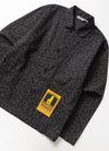 PATTERNED EASY CHEF JACKET LEOPARD BLACK