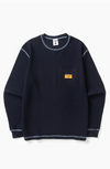 WAFFLE THERMAL LS NAVY BLUE