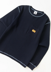 WAFFLE THERMAL LS NAVY BLUE