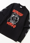 BOILING POINT LS T-SHIRT BLACK RED