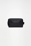 WASH BAG BLACK ZIP
