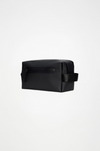 WASH BAG BLACK ZIP