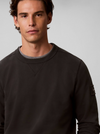 BADGE CREW SWEAT PIRATE BLACK 8MN