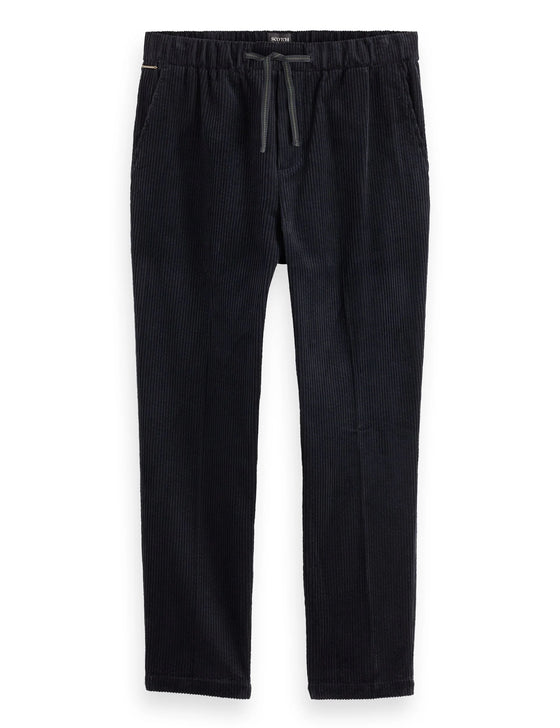 LOOSE TAPER CORDUROY JOGGER DARK GREY
