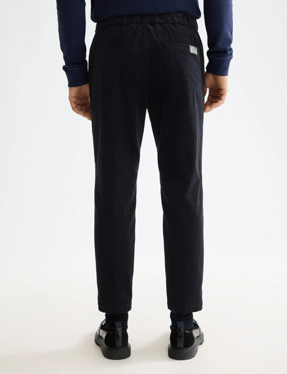 LOOSE TAPER CORDUROY JOGGER DARK GREY