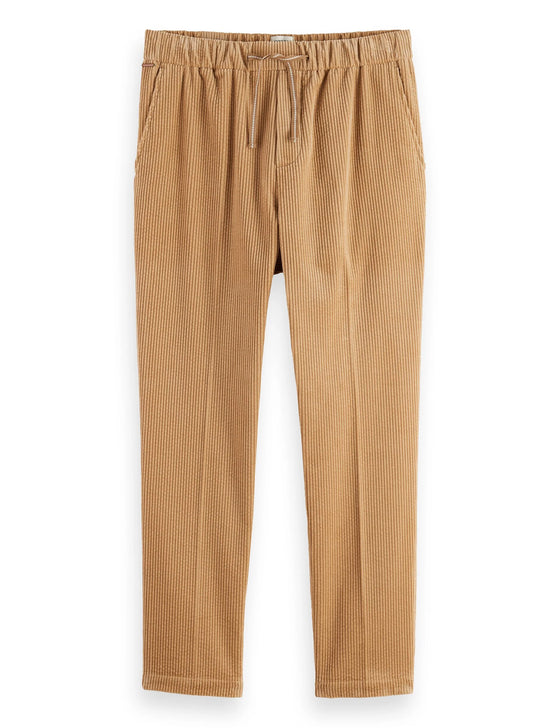LOOSE TAPER CORDUROY JOGGER BEIGE