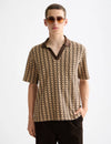 TOWELLING PRINTED RLX POLO TANNIN