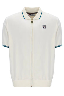  TERRY VELOUR POLO GARDENIA