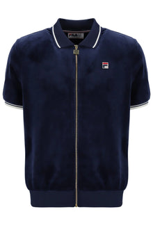  TERRY VELOUR POLO NAVY