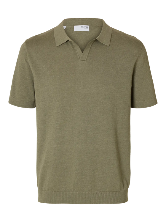 MATTIS  LINEN BLEND SS POLO VETVER