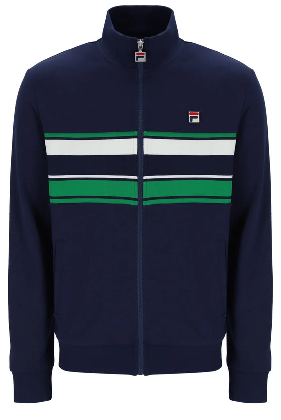 VINNIE JACKET NAVY / GREEN / GARDENIA
