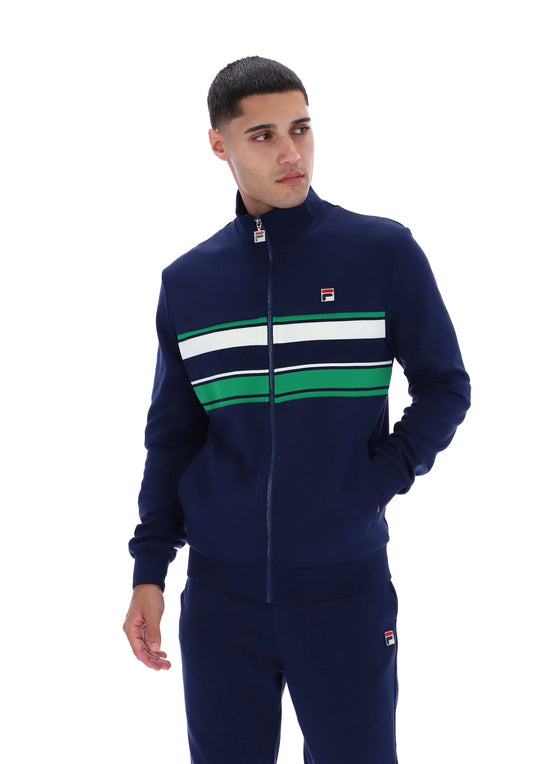 VINNIE JACKET NAVY / GREEN / GARDENIA