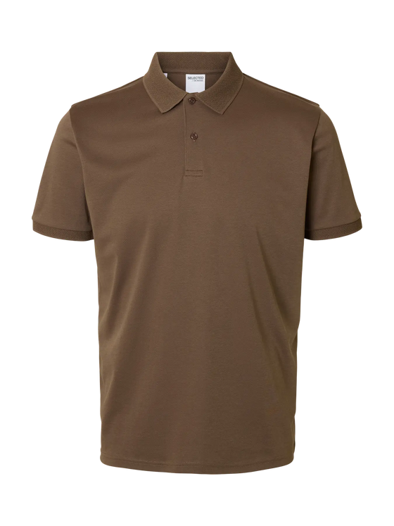 FAVE SS POLO MOREL BUTTON