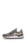 YAMANO 3 SUEDE / NYLON RIPSTOP SNEAKER - GREY / LIGHT GREY IB45