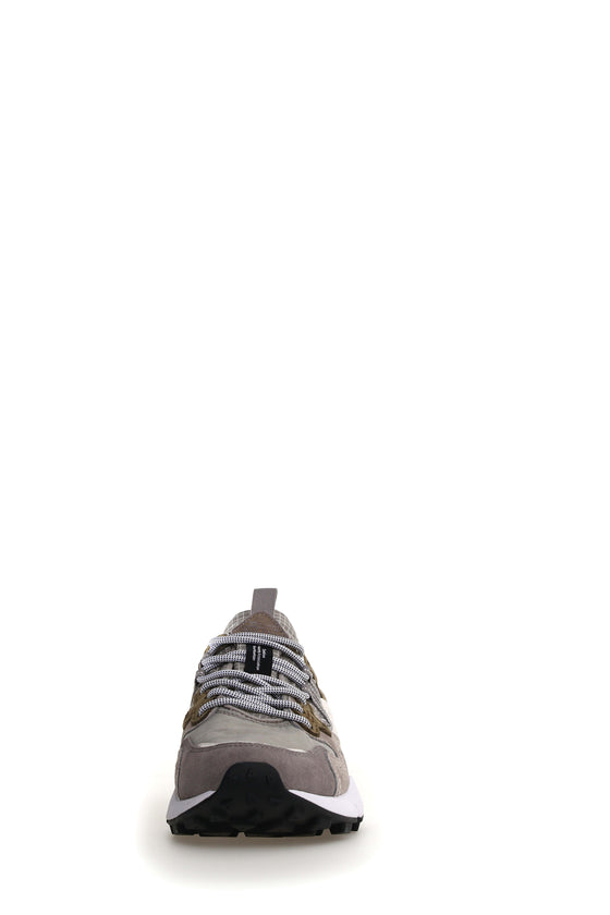 YAMANO 3 SUEDE / NYLON RIPSTOP SNEAKER - GREY / LIGHT GREY IB45