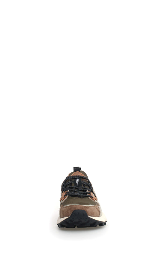 YAMANO 3 UNI LEATHER/CAMO/NYLON BLACK-MILITARY 1A24