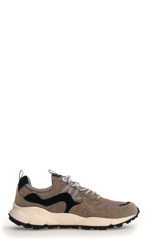YAMANO 3 SUEDE / NYLON MESH SNEAKER - LIGHT BROWN / BROWN 3D27