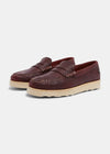 RUDY EVA SOLE PENNY LOAFER DARK BROWN