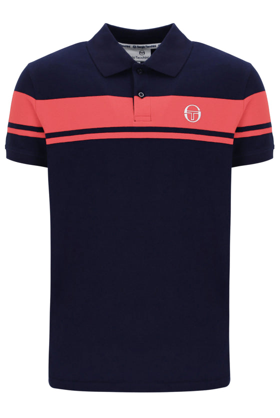 YOUNG LINE STRIPE POLO MARITIME / DUBARRY 2253