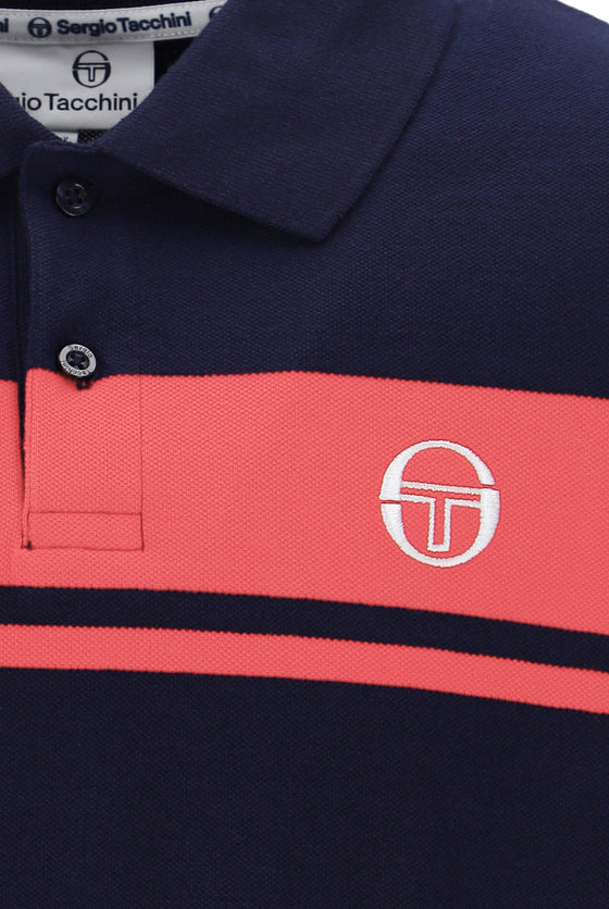 YOUNG LINE STRIPE POLO MARITIME / DUBARRY 2253