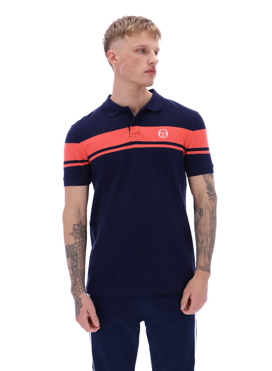 YOUNG LINE STRIPE POLO MARITIME / DUBARRY 2253