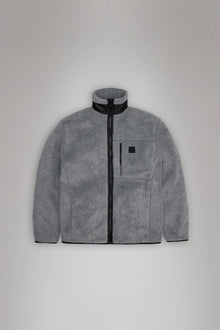  YERMO FULL ZIP FLEECE DARK GREY MELANGE