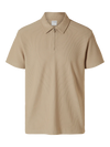 PLISSE 1/2 ZIP POLO CASHMERE