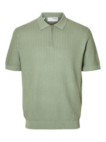  CRAN STRUCTURE ZIP POLO ICEBERG GREEN
