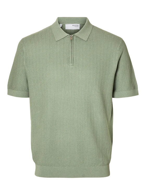 CRAN STRUCTURE ZIP POLO ICEBERG GREEN