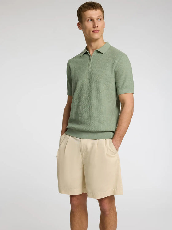 CRAN STRUCTURE ZIP POLO ICEBERG GREEN