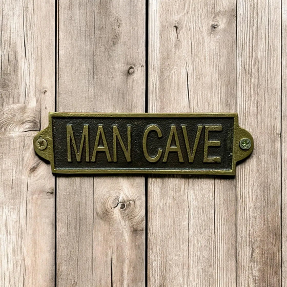 MAN CAVE SIGN