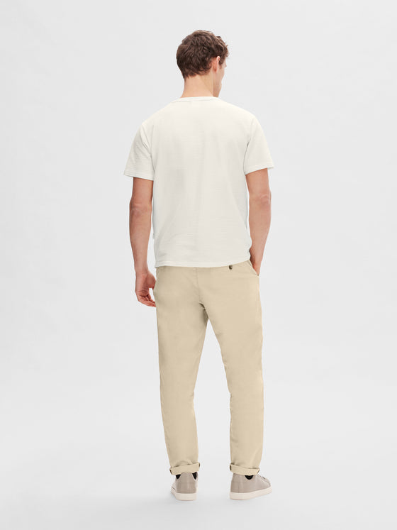 SANDER SEERSUCKER T-SHIRT EGRET