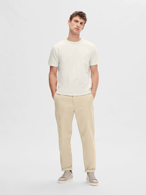 SANDER SEERSUCKER T-SHIRT EGRET