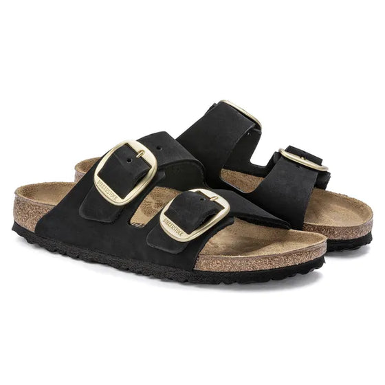 ARIZONA BIG BUCKLE NUBUCK BLACK