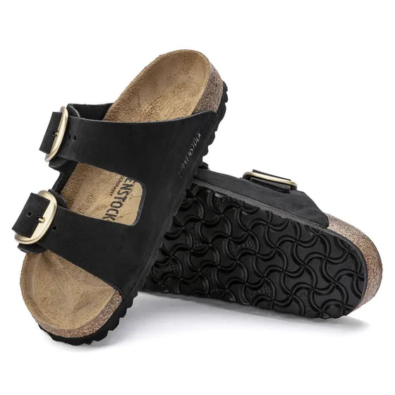ARIZONA BIG BUCKLE NUBUCK BLACK