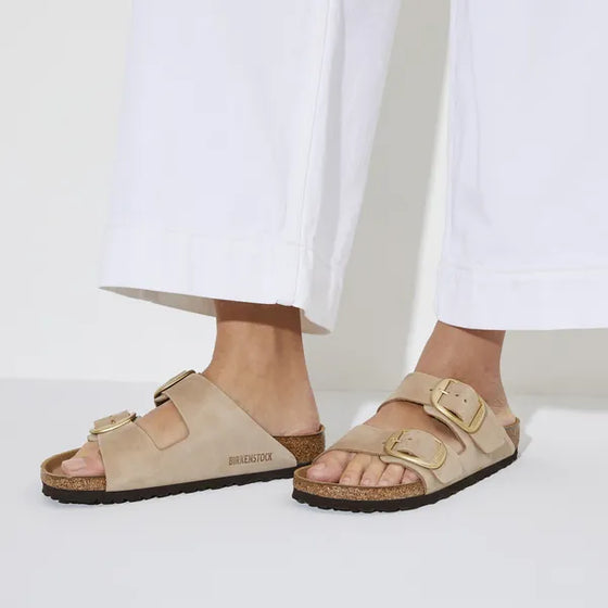 ARIZONA BIG BUCKLE NUBUCK SANDCASTLE