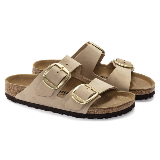 ARIZONA BIG BUCKLE NUBUCK SANDCASTLE
