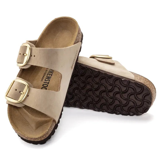 ARIZONA BIG BUCKLE NUBUCK SANDCASTLE