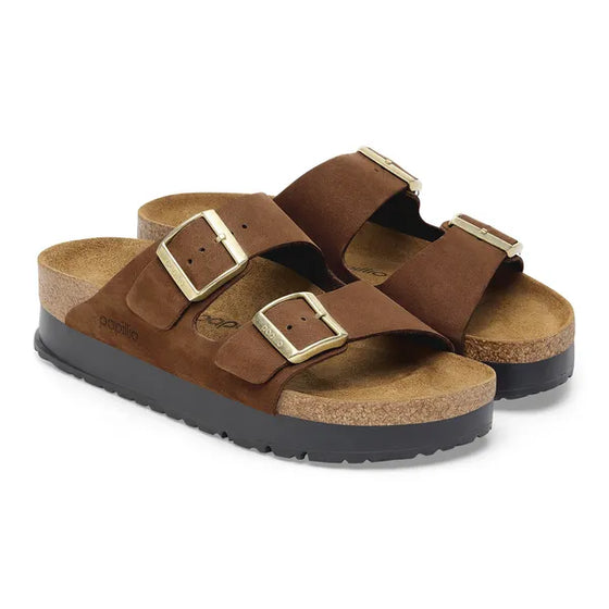 ARIZONA PLATFORM FLEX NUBUCK DARK TEA