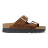 ARIZONA PLATFORM FLEX NUBUCK DARK TEA
