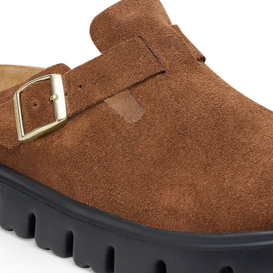 BOSTON CHUNKY SUEDE DARK TEA