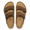 ARIZONA MIXED LEATHER/SUEDE DARK TEA