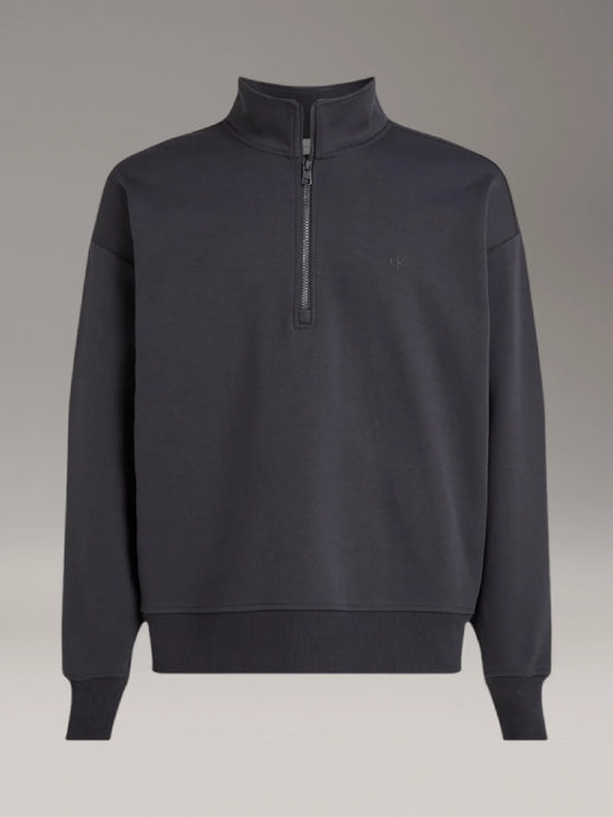 INTERLOCK RELAXED FIT 1/2 ZIP SWEAT PHANTOM (BA1)